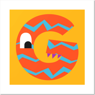 G Letter Posters and Art